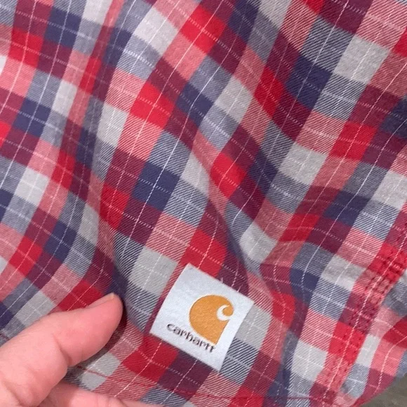 Carhartt force relaxed fit button down shoe size medium - Picture 3 of 10